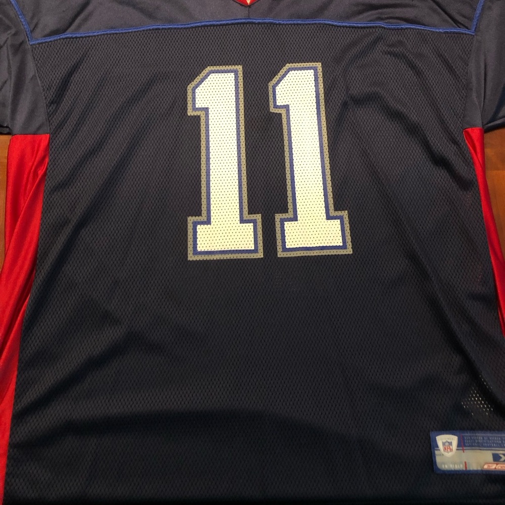 Reebok Navy and Red Men's Jersey